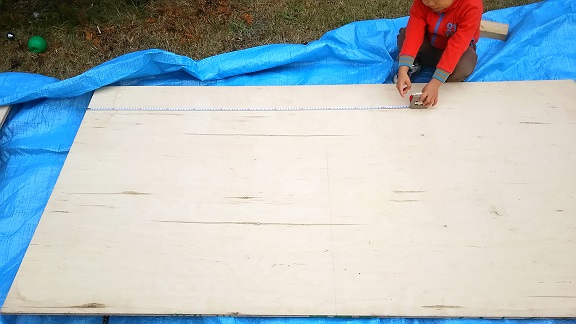黒板作りに使う木の板